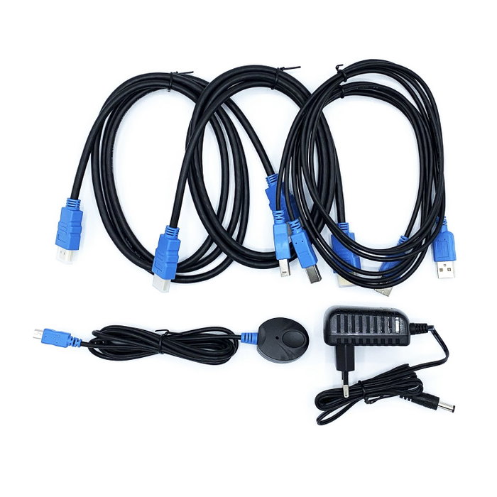 Aisens Conmutador KVM HDMI 4K@60Hz 2PC Negro